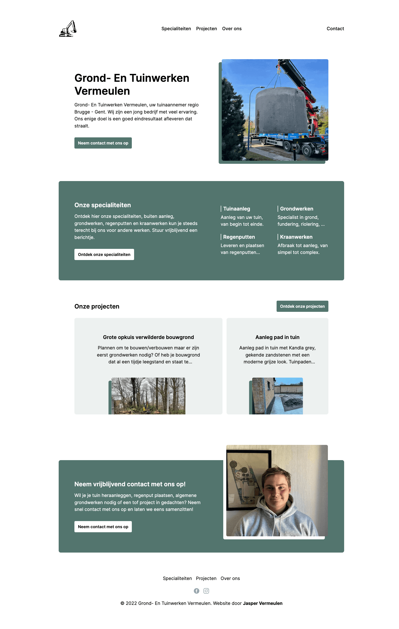 Professionele Website Ontwikkelen voor Lokale Tuinier: Laatste Realisaties en Diensten.